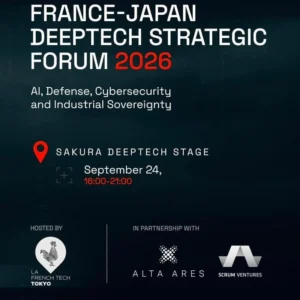 France-Japan DeepTech Strategic Forum 2026 poster, Sakura Deeptech Stage, September 24